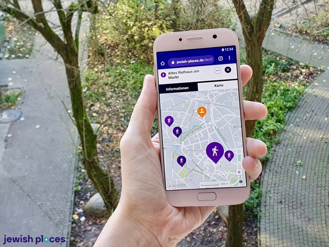 Jewish Places - Partizipative Website mit interaktiver Karte zu jüdischen Orten in Deutschland