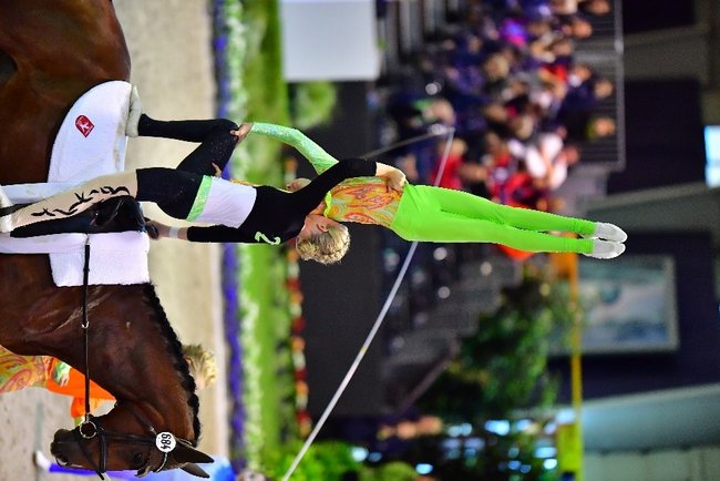 Sportliche Talentförderung bis in den Spitzensport in der Voltigierabteilung