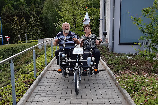 Fahrradrikschas für Senioren und Menschen mit Handicap