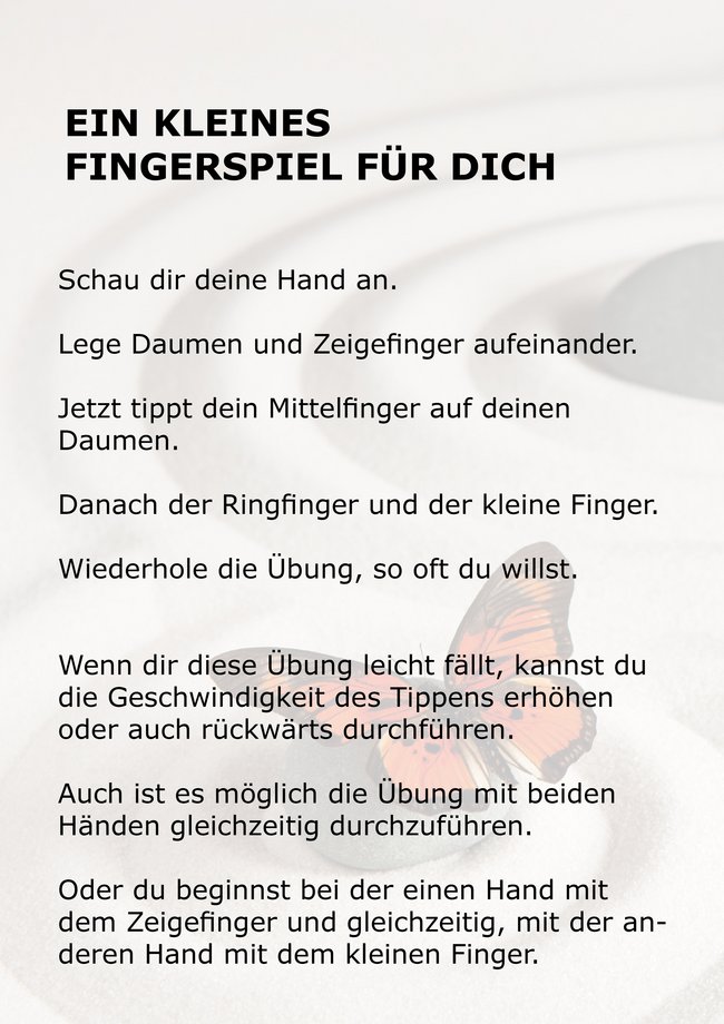 Mit uns bleiben Sie auch im Alter noch fit - kleine Übungen für den Tag