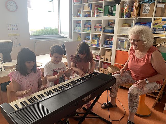 Klavierabenteuer für Vorschulkinder im Kindergarten