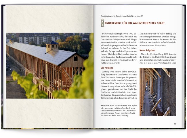 Sanierung der Sandsteinpfeiler - Geschichte um den Gradierbau Bad Dürkheim