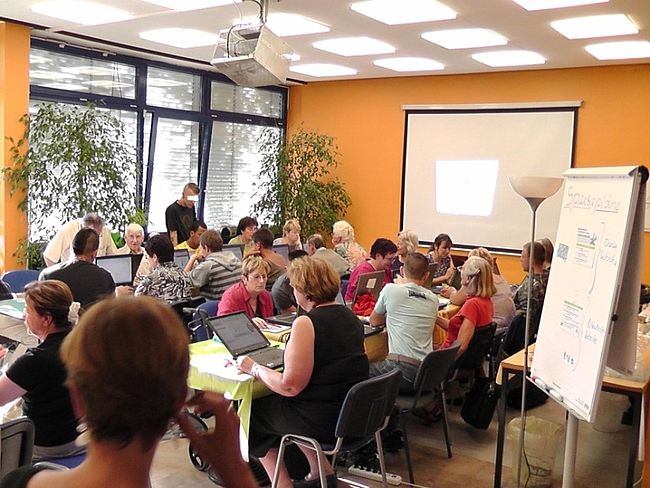 Leinefischer im Netz