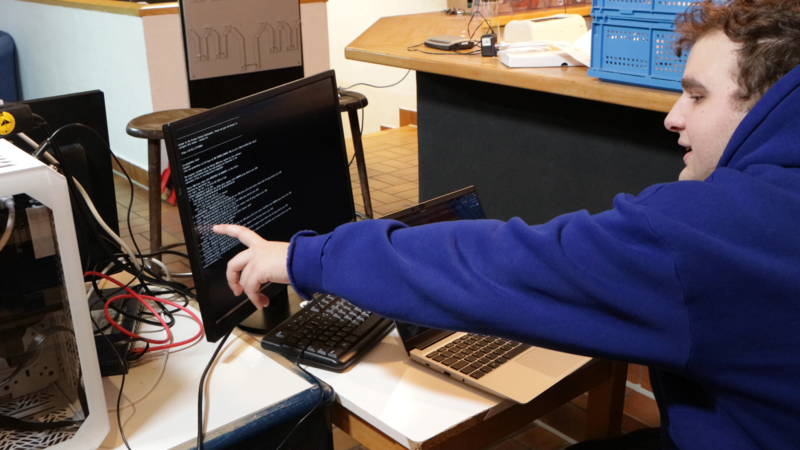 Kleiner Quellcode Auschnitt unseres ersten KI-Chatbots