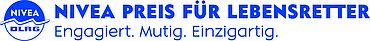 Logo Deutsche Lebens-Rettungs-Gesellschaft (DLRG) zusammen mit ihrem langjährigen Kooperationspartner NIVEA