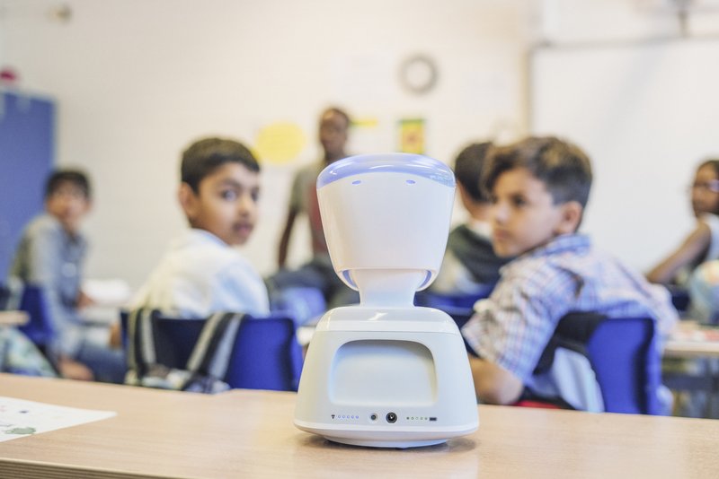 Schul-Avatar in einer Schulklasse