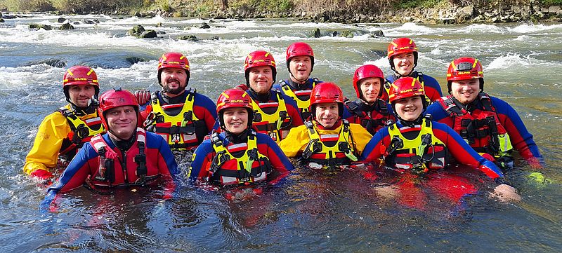 Fließwasserausbildung an der Donau