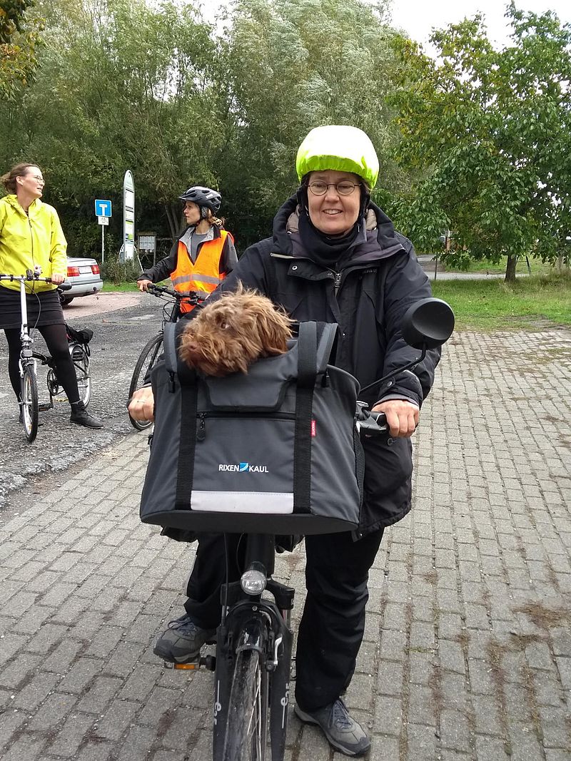 Radtour von einem Nachhaltigkeits-Projekt zum nächsten
