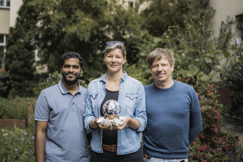 Harish Reddy Sunkara, Katrin Groth und Sebastian Heuchel