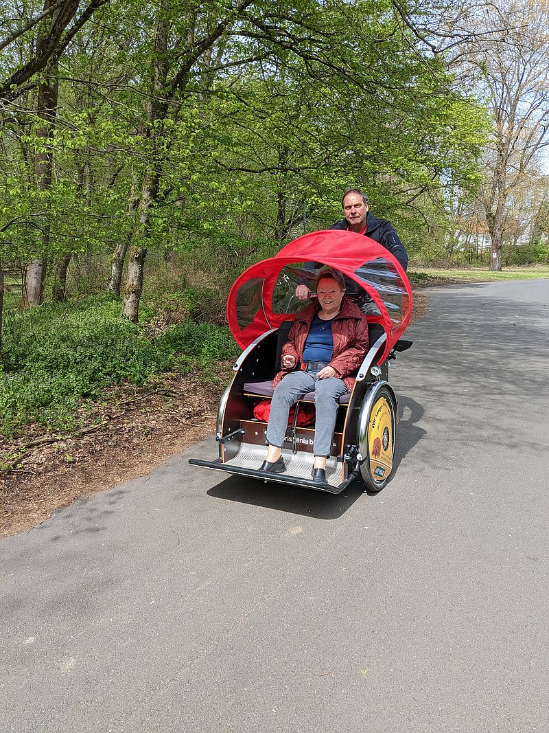 Frischen Wind in Natur genießen