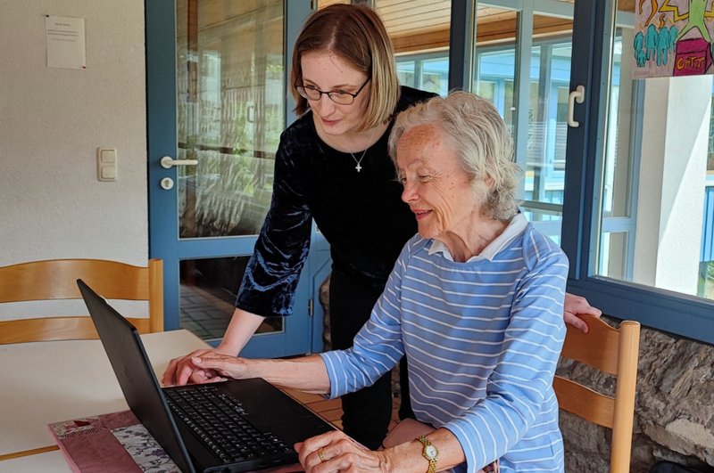 Generationsübergreifende Unterstützung am PC