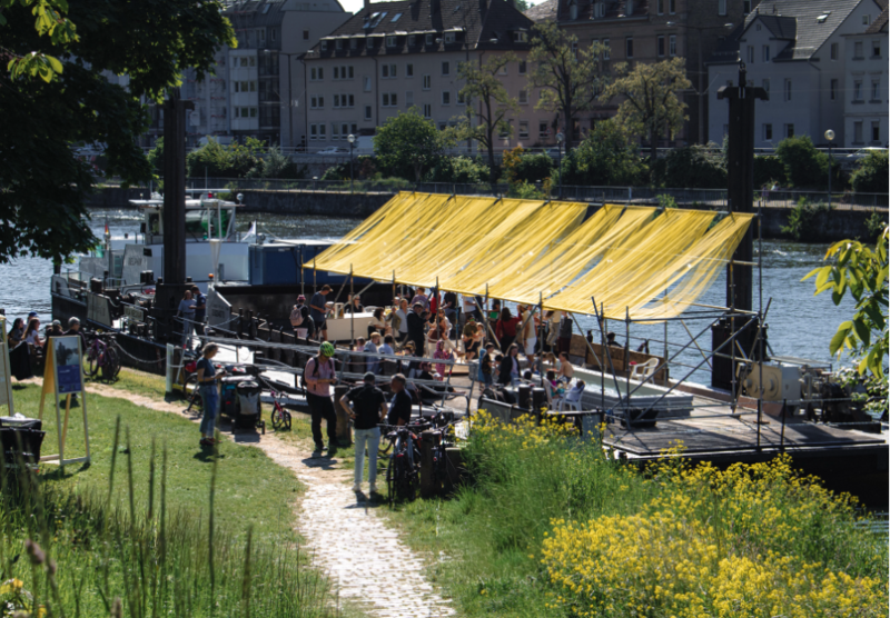 Pop-Up auf dem Neckar 