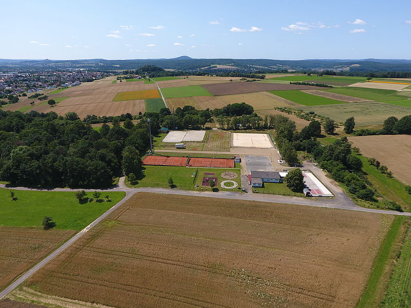 Ehrenamtliche Helfer bei der Pflege des Parks