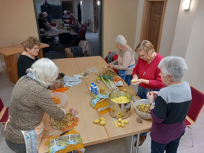 Start der Kochgruppe Rittermannshagen