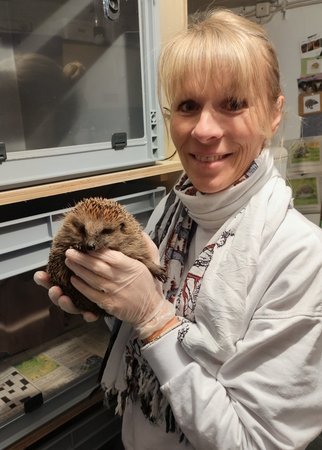 Ich mit Igel Tamaris