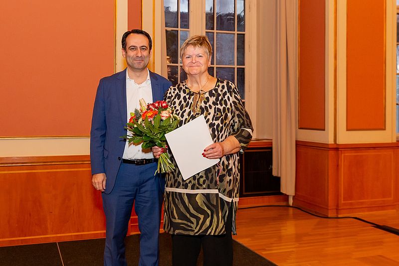 Verleihung der Ehrennadel 2023 an Elisabeth Cieplik