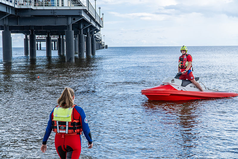 Einsatzübung Jetski-Rettung