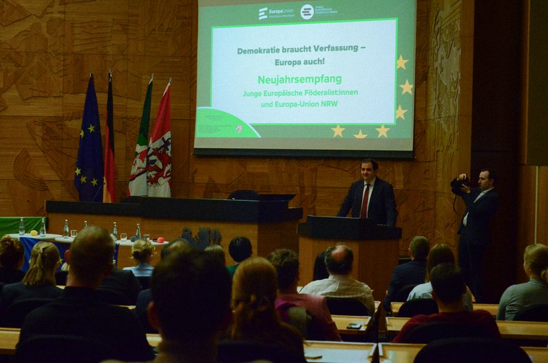 Grußwort des Europaministers Nathanel Liminski zum Neujahrsempfang