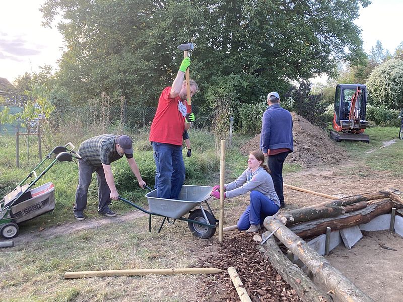 Großer Projekttag für das Sandbeet