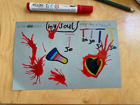 Bild von einem Kind zum Thema "Gefühle"