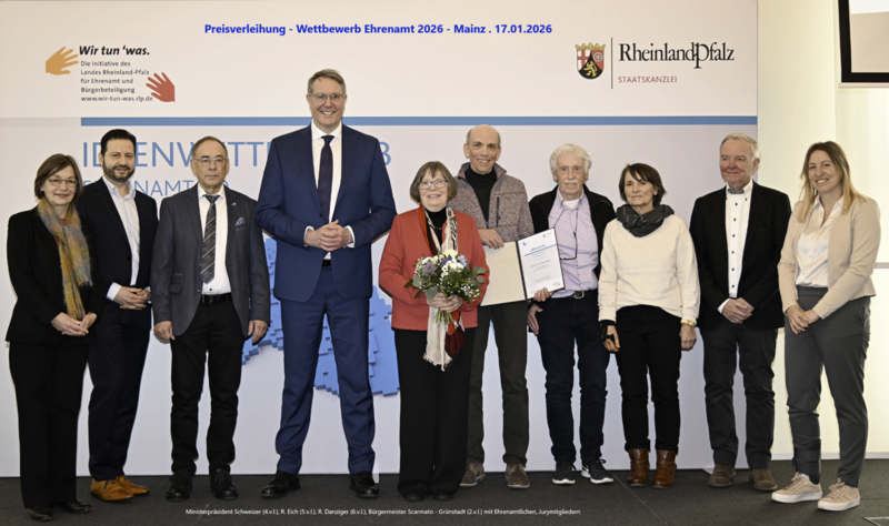 Preisverleihung in Mainz - Wettbewerb Ehrenamt 2026