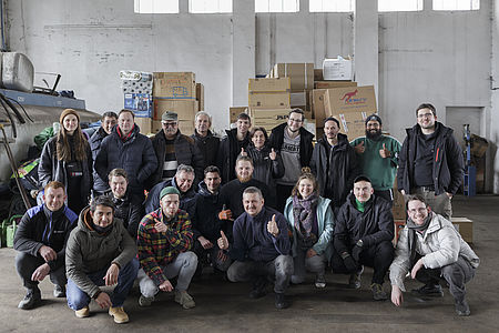 Ukraine-Konvoi Hanover4Ukraine