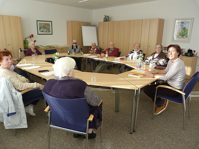 Ehrenamtskreis des Wohnstifts Hansegisreute