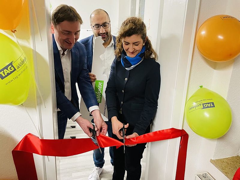 Leitung der TAG und Migrationsbeauftragte der Stadt mit Leitung der Bildungshelden