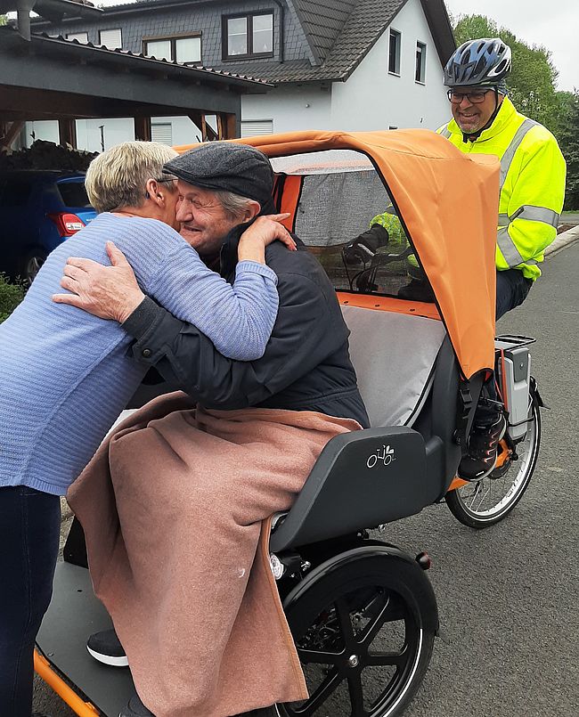 Rikschafahrten bei den Alten- und Pflegezentren des Main-Kinzig-Kreises