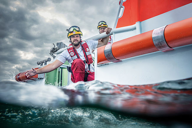 Deutsche Geselllschaft zur Rettung Schiffbrüchiger (DGzRS), Freiwilligenstation Travemünde, 2. Vormann Axel Mussehl