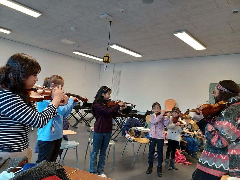 Gruppenunterricht Geige