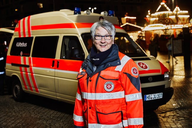 Karin Stelljes - Kältebus der Johanniter Unfall-Hilfe e.V., Ortsverband Bremen