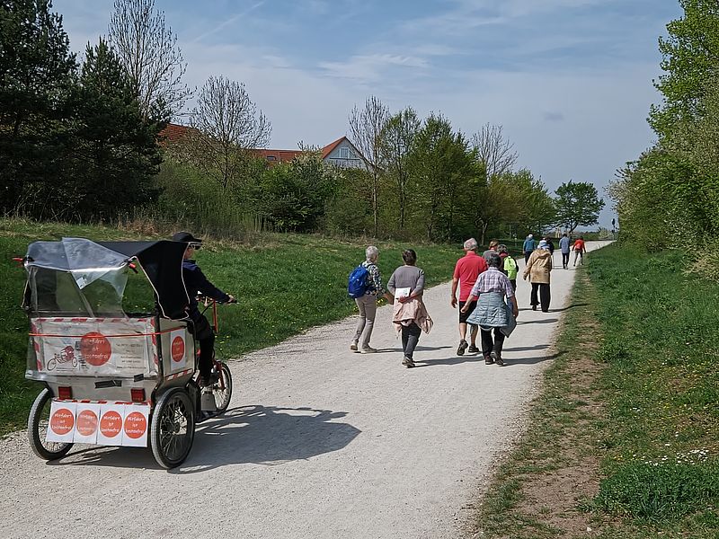 An der Rikscha-Station