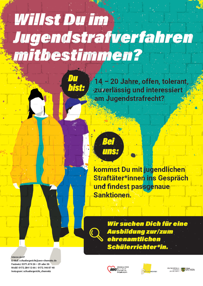 Ausgezeichnetes Projekt „Schülergericht Chemnitz“, AWO Kreisverband Chemnitz & Umgebung e.V.