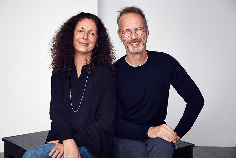 Diana Doko und Gerald Schömbs von Freunde fürs Leben e.V.