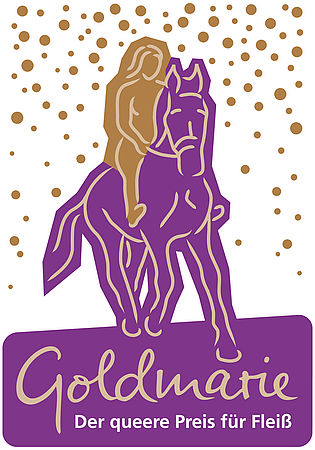 Logo Goldmarie - der queere Preis für Fleiß!