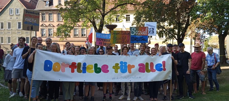 Aktive Menschen zusammen in Neustadt/Orla