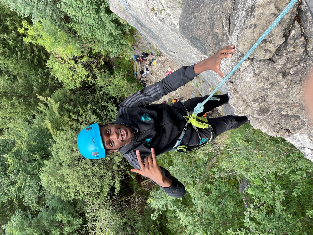 GAD-Teilnehmer beim Canyoning