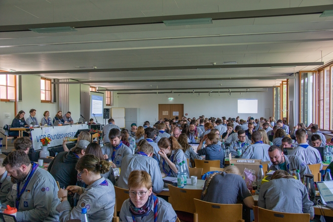 Blick ins Plenum der VCP-Bundesversammlung
