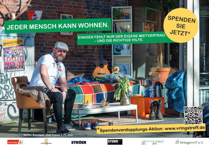 Steffen Baumgart "macht" -medienwirksam- "Platte"