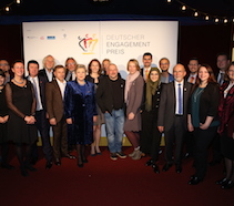 Gruppenbild von der Verleihung des Deutschen Engagementpreises 2017