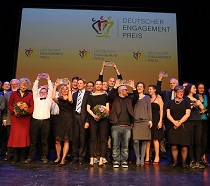 Gruppenbild von der Verleihung des Deutschen Engagementpreises 2015